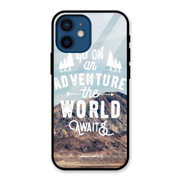 Adventure World Glass Back Case for iPhone 12 Mini