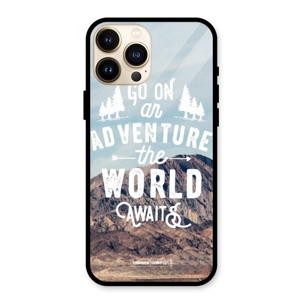 Adventure World Glass Back Case for iPhone 13 Pro Max