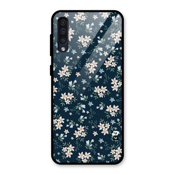 Aesthetic Bloom Glass Back Case for Galaxy A50