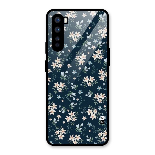 Aesthetic Bloom Glass Back Case for OnePlus Nord
