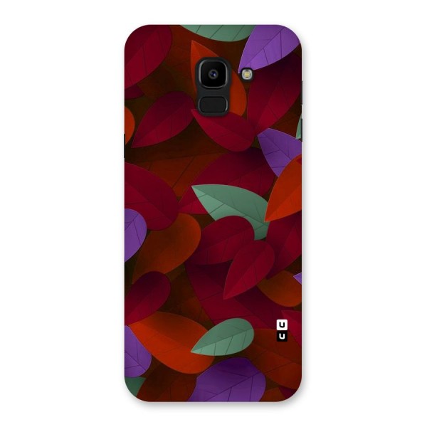 Aesthetic Colorful Leaves Back Case for Galaxy J6