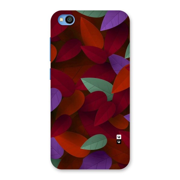 Aesthetic Colorful Leaves Back Case for Redmi Go