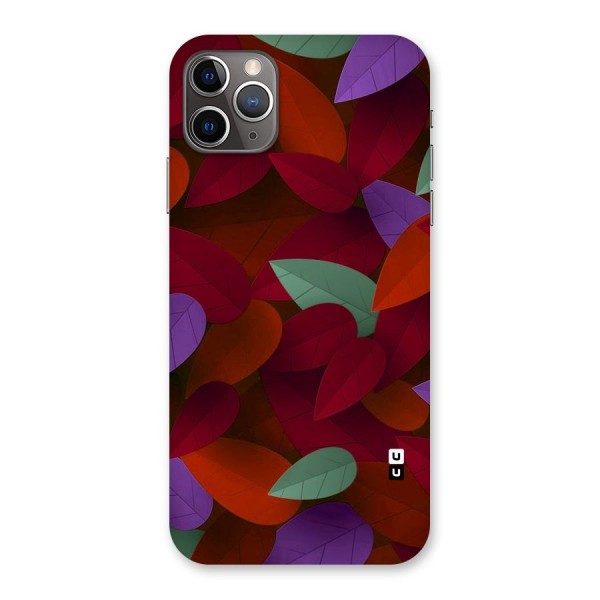 Aesthetic Colorful Leaves Back Case for iPhone 11 Pro Max