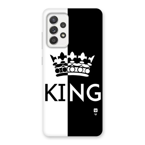 Aesthetic Crown King Back Case for Galaxy A52