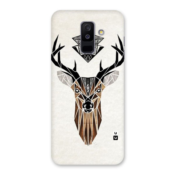 Aesthetic Deer Design Back Case for Galaxy A6 Plus
