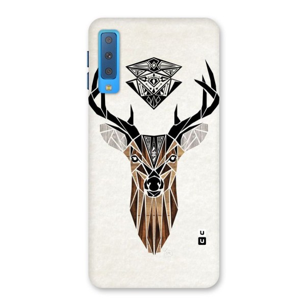 Aesthetic Deer Design Back Case for Galaxy A7 (2018)