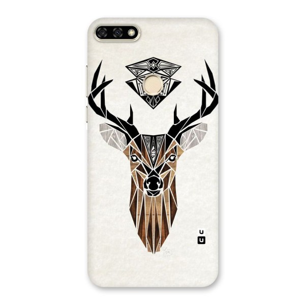 Aesthetic Deer Design Back Case for Honor 7A