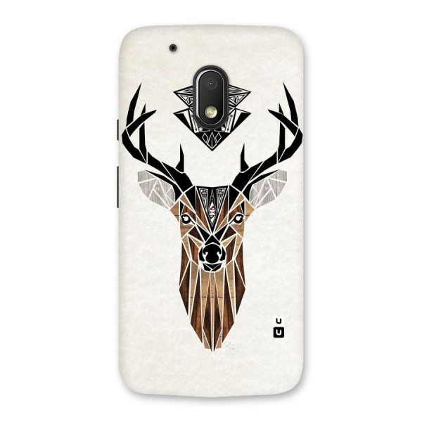 Aesthetic Deer Design Back Case for Moto G4 Play