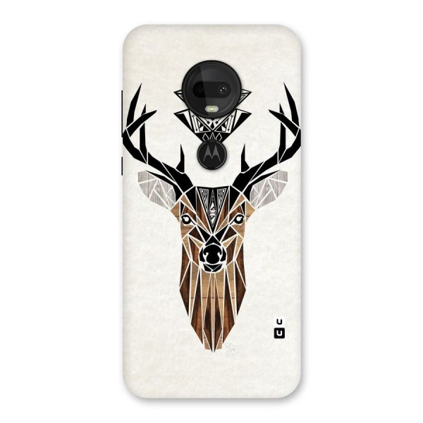 Aesthetic Deer Design Back Case for Moto G7