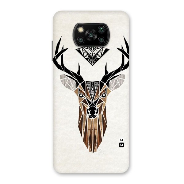 Aesthetic Deer Design Back Case for Poco X3