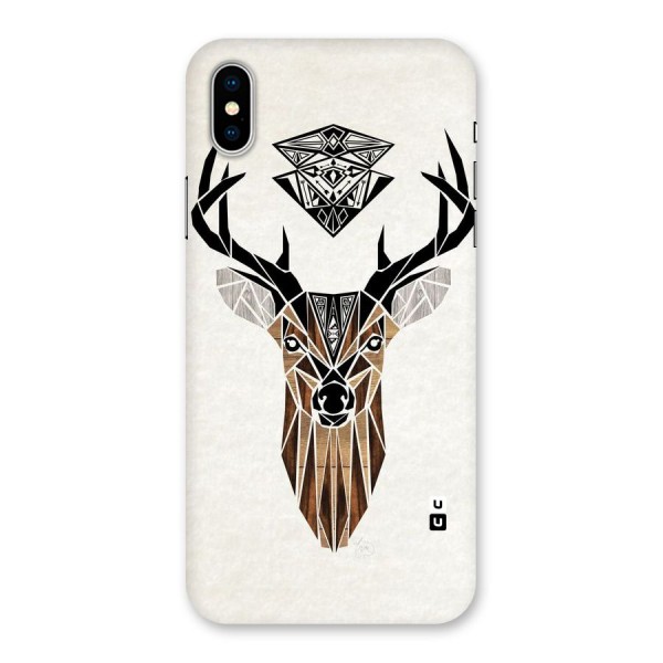 Aesthetic Deer Design Back Case for iPhone XS
