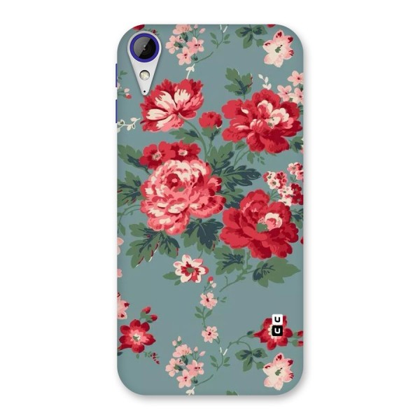 Aesthetic Floral Red Back Case for Desire 830