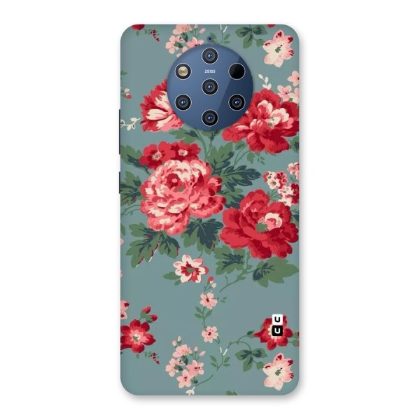 Aesthetic Floral Red Back Case for Nokia 9 PureView
