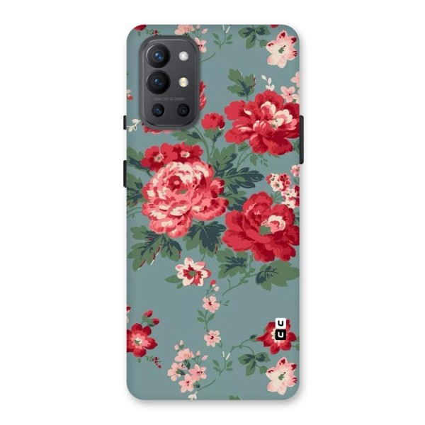 Aesthetic Floral Red Back Case for OnePlus 9R