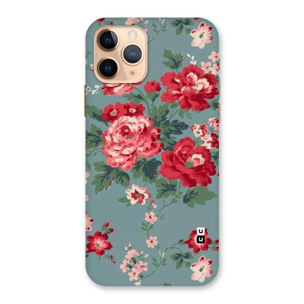 Aesthetic Floral Red Back Case for iPhone 11 Pro