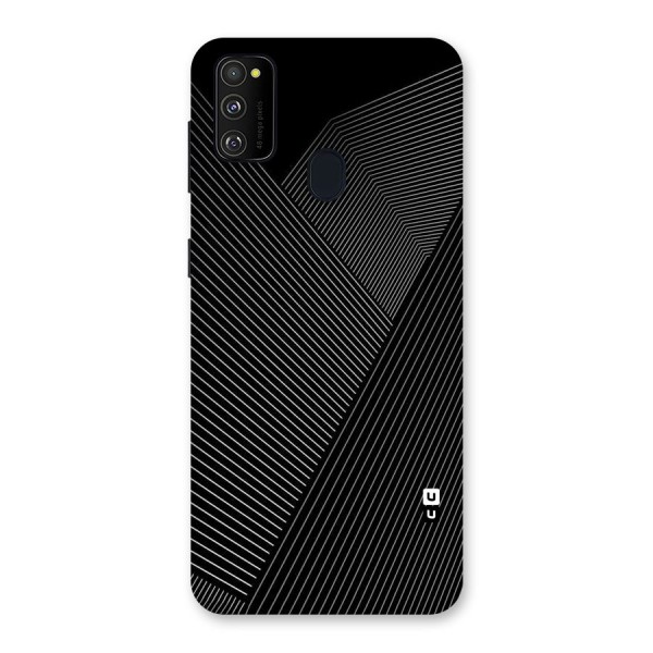 Aesthetic White Stripes Back Case for Galaxy M30s