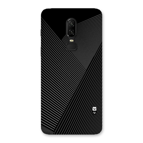 Aesthetic White Stripes Back Case for OnePlus 6