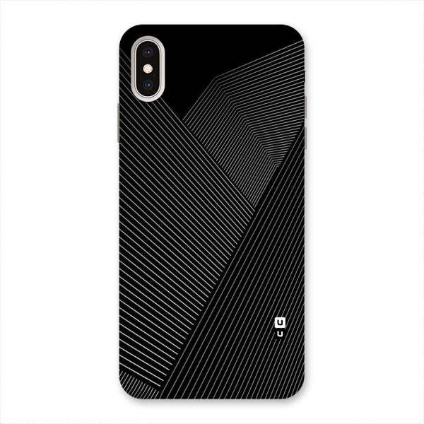 Aesthetic White Stripes Back Case for iPhone XS Max