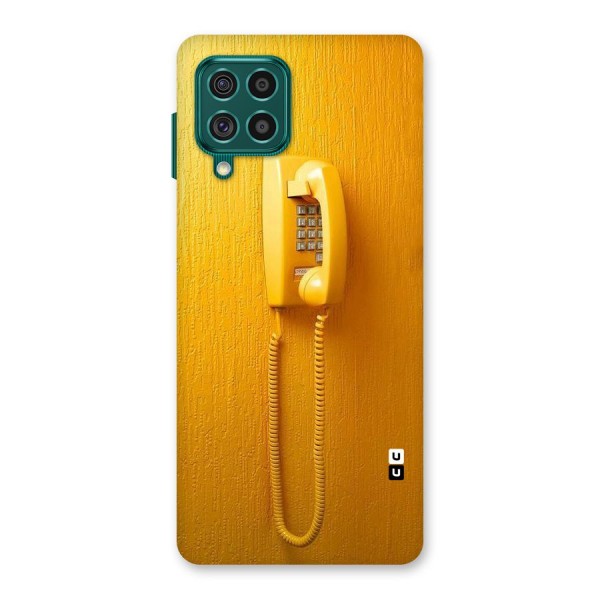 Aesthetic Yellow Telephone Back Case for Galaxy F62