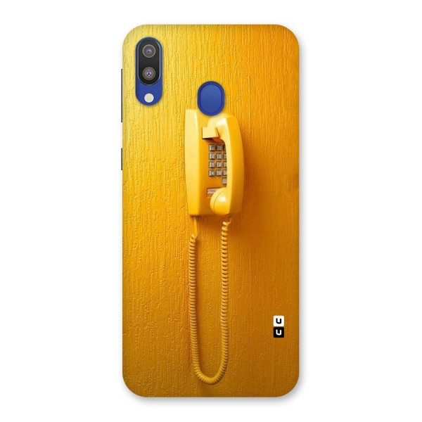 Aesthetic Yellow Telephone Back Case for Galaxy M20