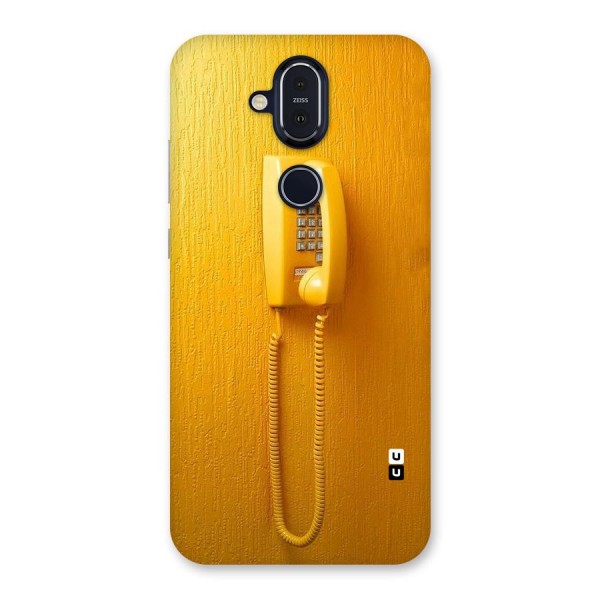 Aesthetic Yellow Telephone Back Case for Nokia 8.1