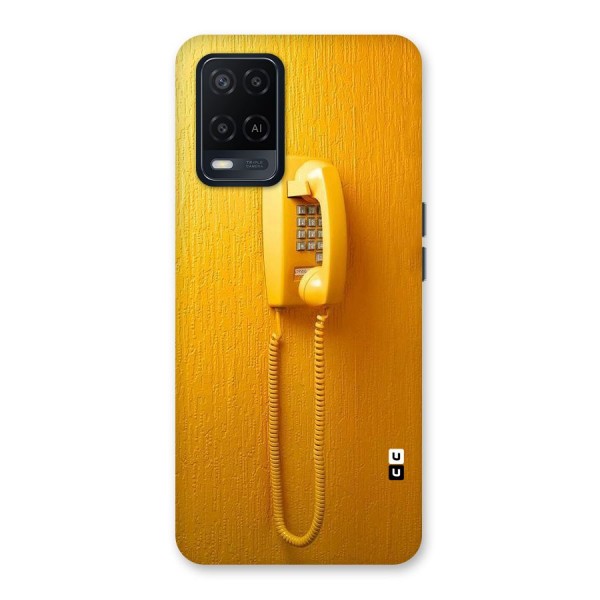 Aesthetic Yellow Telephone Back Case for Oppo A54