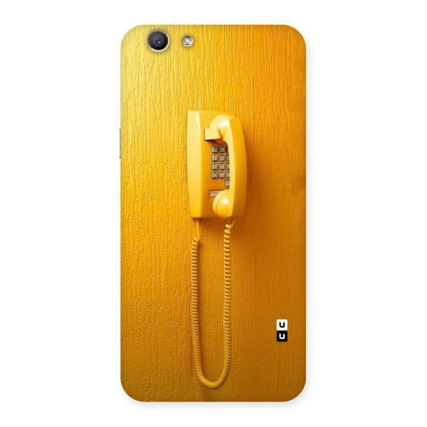 Aesthetic Yellow Telephone Back Case for Oppo A59