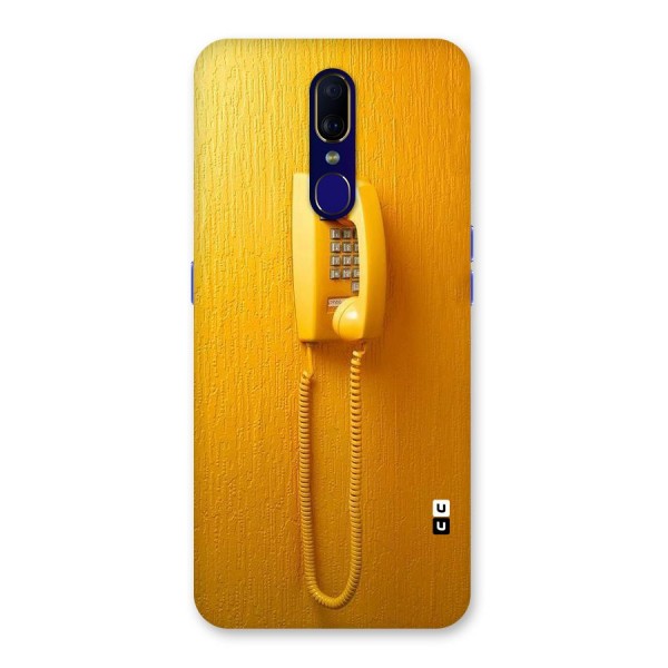 Aesthetic Yellow Telephone Back Case for Oppo A9
