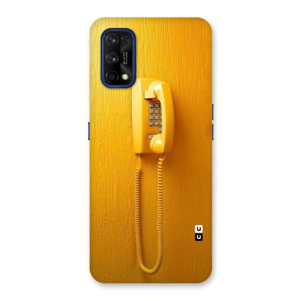Aesthetic Yellow Telephone Back Case for Realme 7 Pro