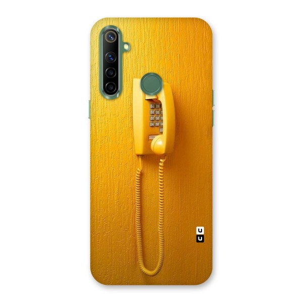Aesthetic Yellow Telephone Back Case for Realme Narzo 10