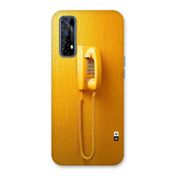 Aesthetic Yellow Telephone Back Case for Realme Narzo 20 Pro