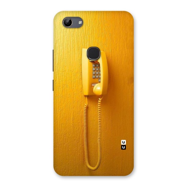 Aesthetic Yellow Telephone Back Case for Vivo Y81