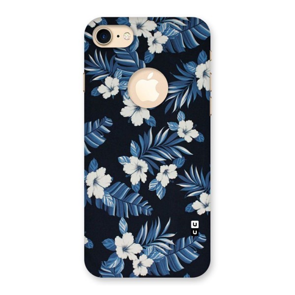 Aesthicity Floral Back Case for iPhone 7 Logo Cut