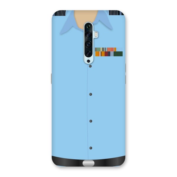 Air Force Uniform Back Case for Oppo Reno2 Z