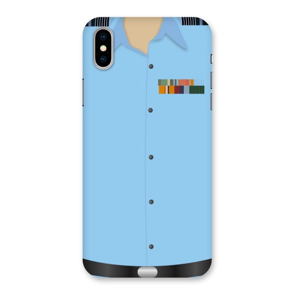 Air Force Uniform Back Case for iPhone XS
