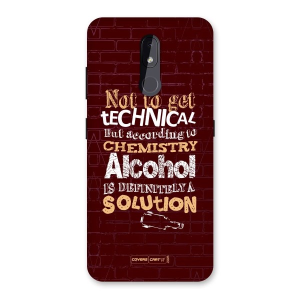 Alcohol is Definitely a Solution Back Case for Nokia 3.2