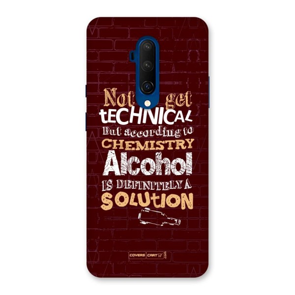 Alcohol is Definitely a Solution Back Case for OnePlus 7T Pro
