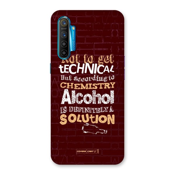 Alcohol is Definitely a Solution Back Case for Realme XT