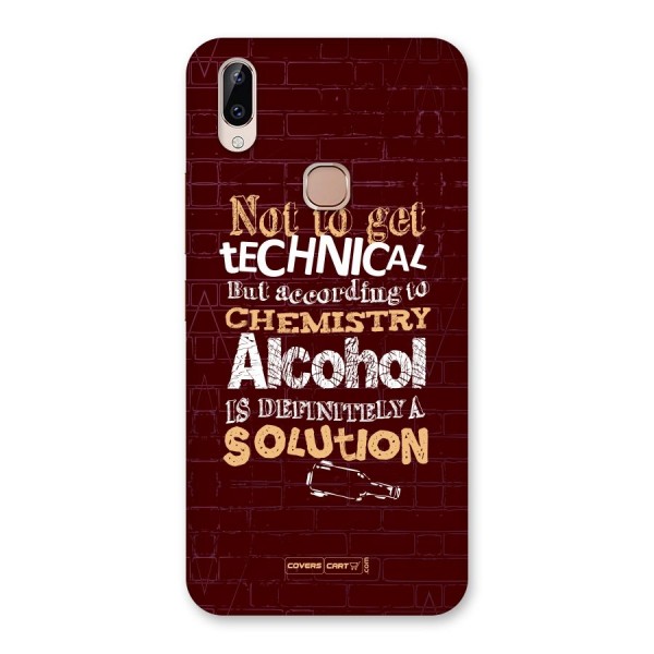 Alcohol is Definitely a Solution Back Case for Vivo Y83 Pro