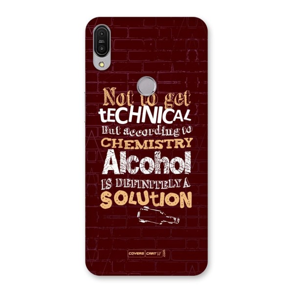 Alcohol is Definitely a Solution Back Case for Zenfone Max Pro M1