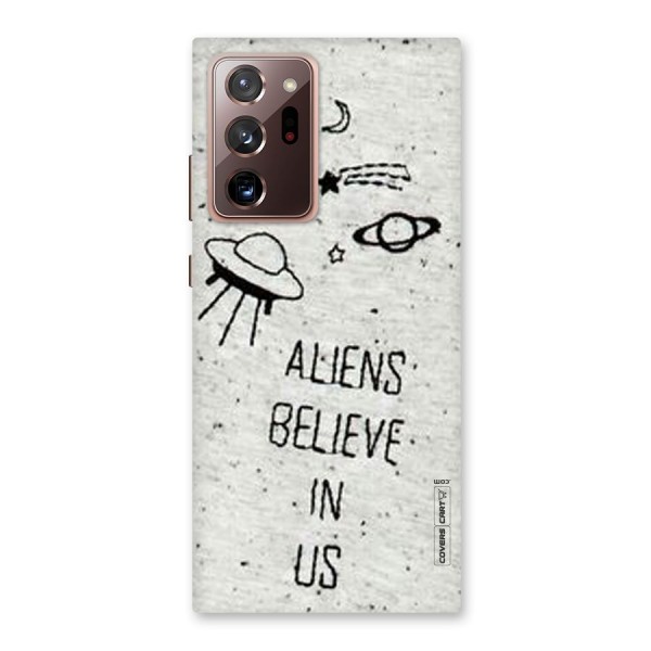 Aliens Believe In Us Back Case for Galaxy Note 20 Ultra