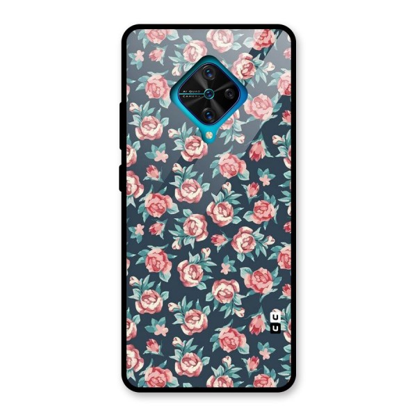 All Art Bloom Glass Back Case for Vivo S1 Pro