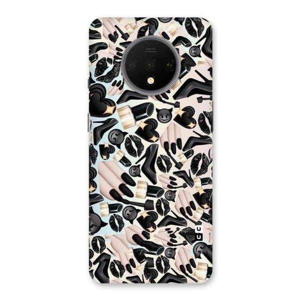 All Black Love Back Case for OnePlus 7T
