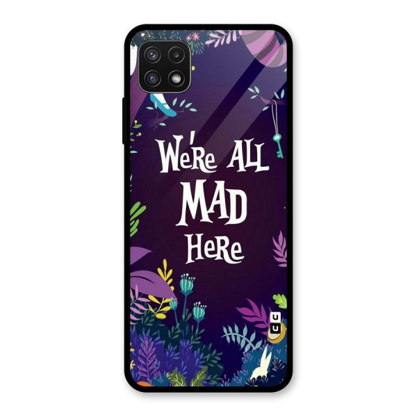 All Mad Glass Back Case for Galaxy A22 5G