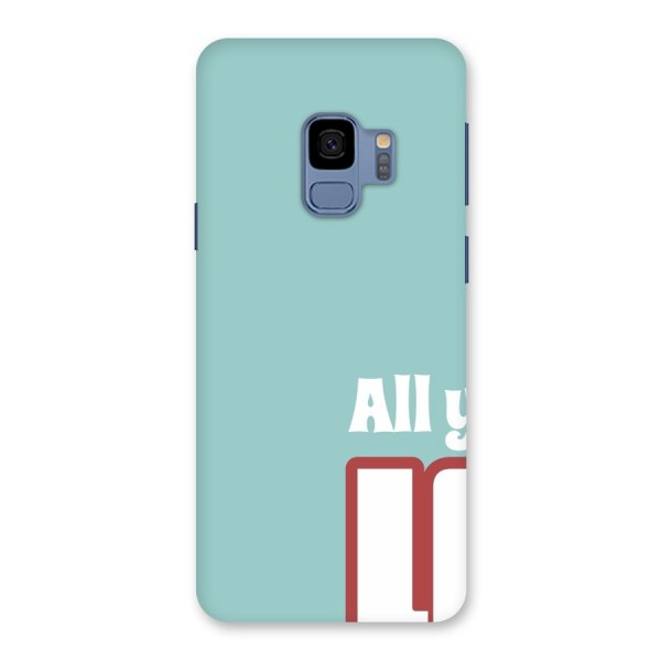 All You Need Is Love Back Case for Galaxy S9