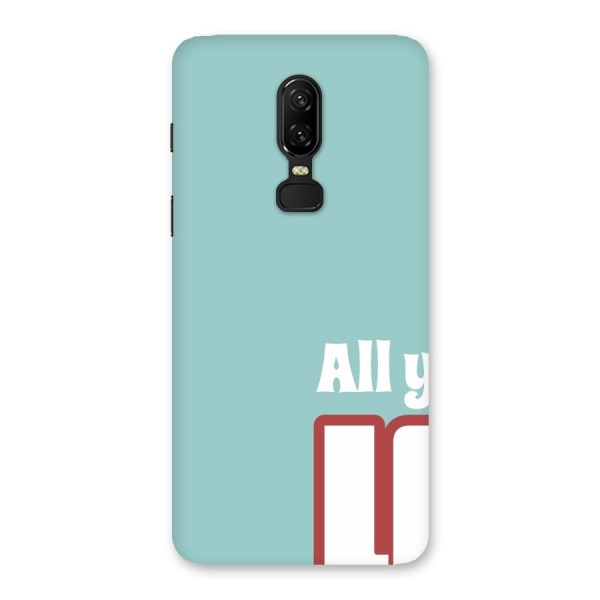 All You Need Is Love Back Case for OnePlus 6