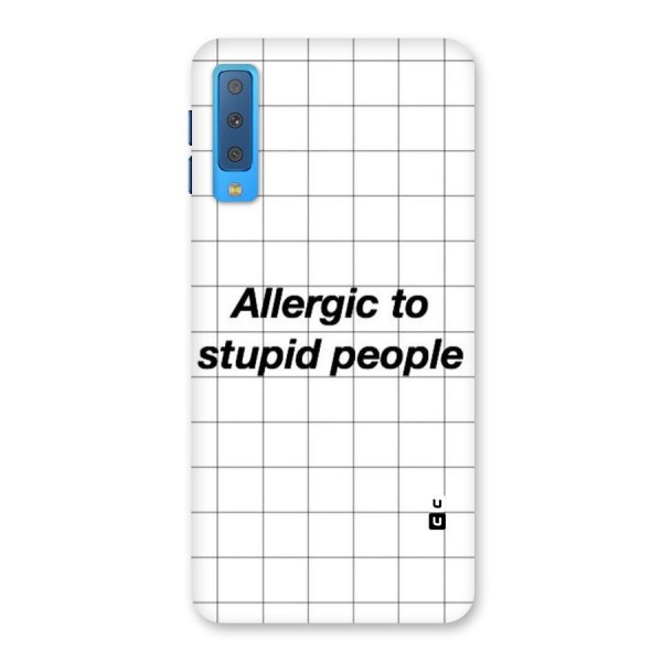 Allergic Back Case for Galaxy A7 (2018)