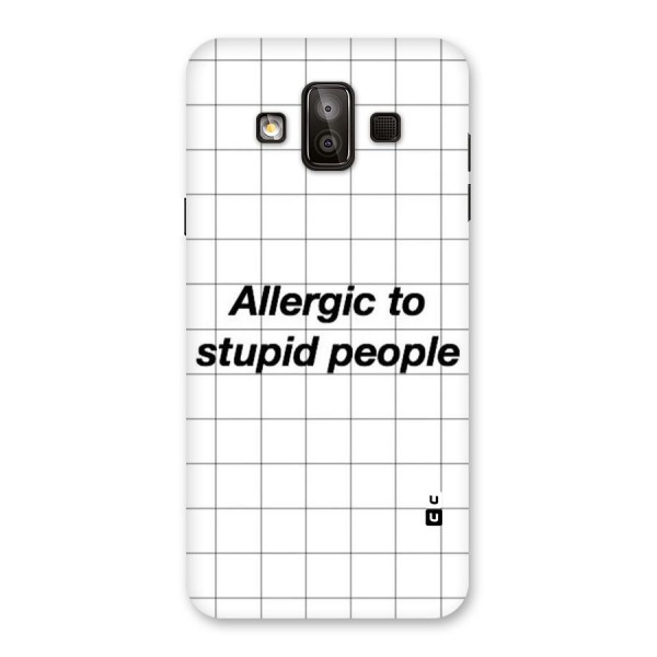 Allergic Back Case for Galaxy J7 Duo