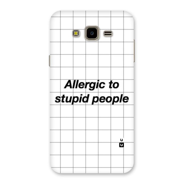 Allergic Back Case for Galaxy J7 Nxt