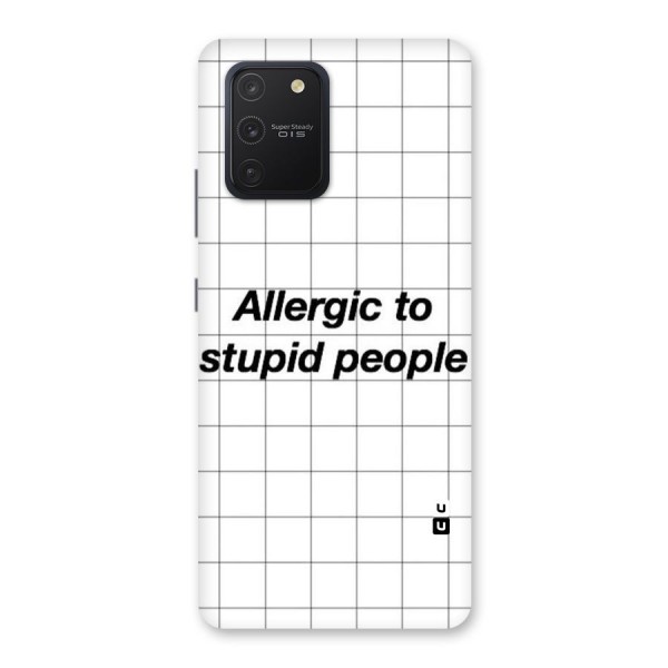 Allergic Back Case for Galaxy S10 Lite